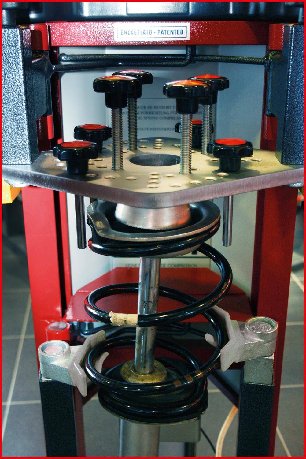 KS TOOLS Adapterplatte fr Druckluft-Stand-Federspanner