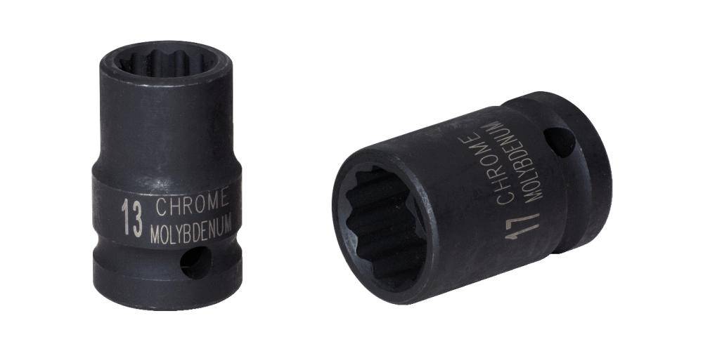 KS TOOLS 3/8" 12-kant-Kraft-Stecknuss, kurz, 14mm