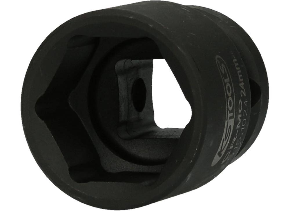 KS TOOLS 1/2" Sechskant-Kraft-Stecknuss, kurz, 24mm