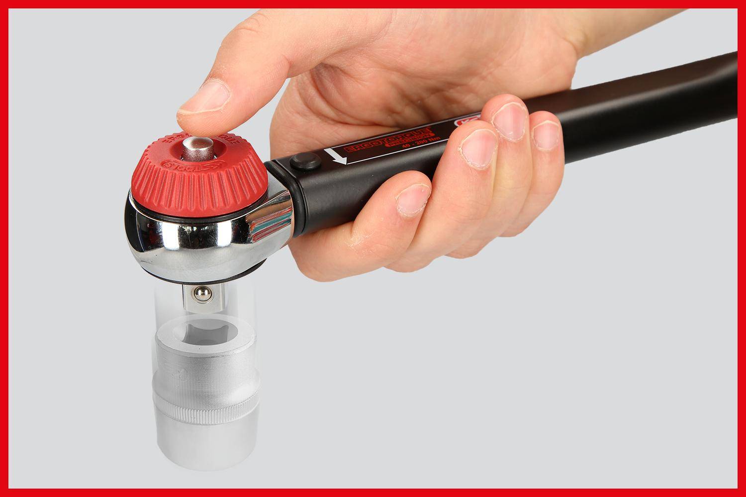 KS TOOLS 3/4" ERGOTORQUEprecision Ratschen-Drehmomentschlssel