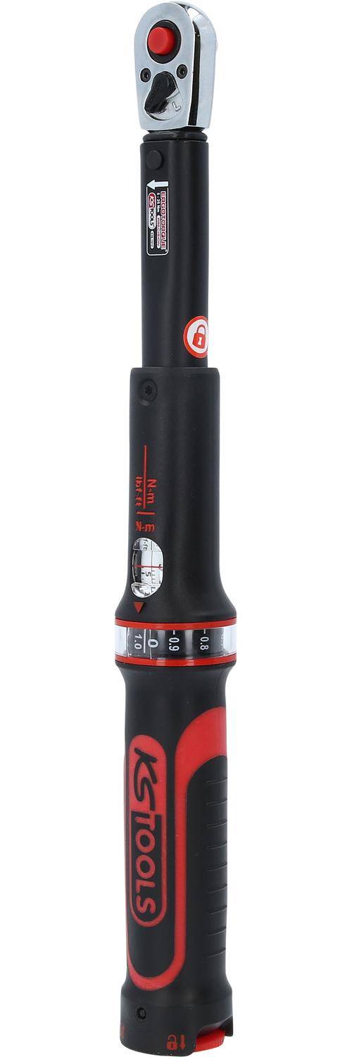 KS TOOLS 1/4" ERGOTORQUEprecision Ratschen-Drehmomentschlssel, 5-25Nm