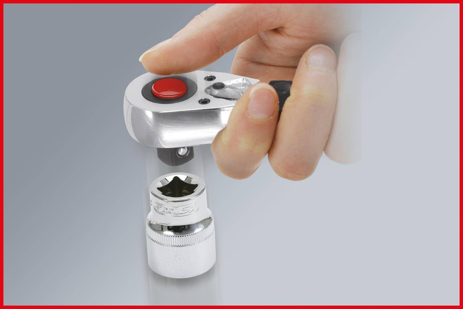 KS TOOLS 1/4" ERGOTORQUE®precision Ratschen-Drehmomentschlüssel,