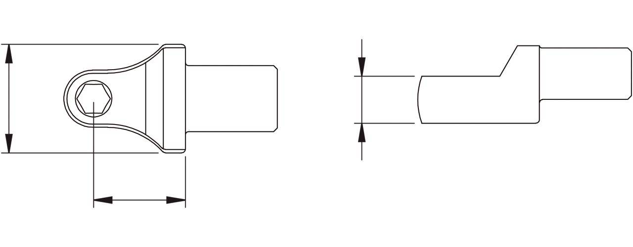 KS TOOLS 14x18mm Einsteck-Bithalter, für Bits 5/16"