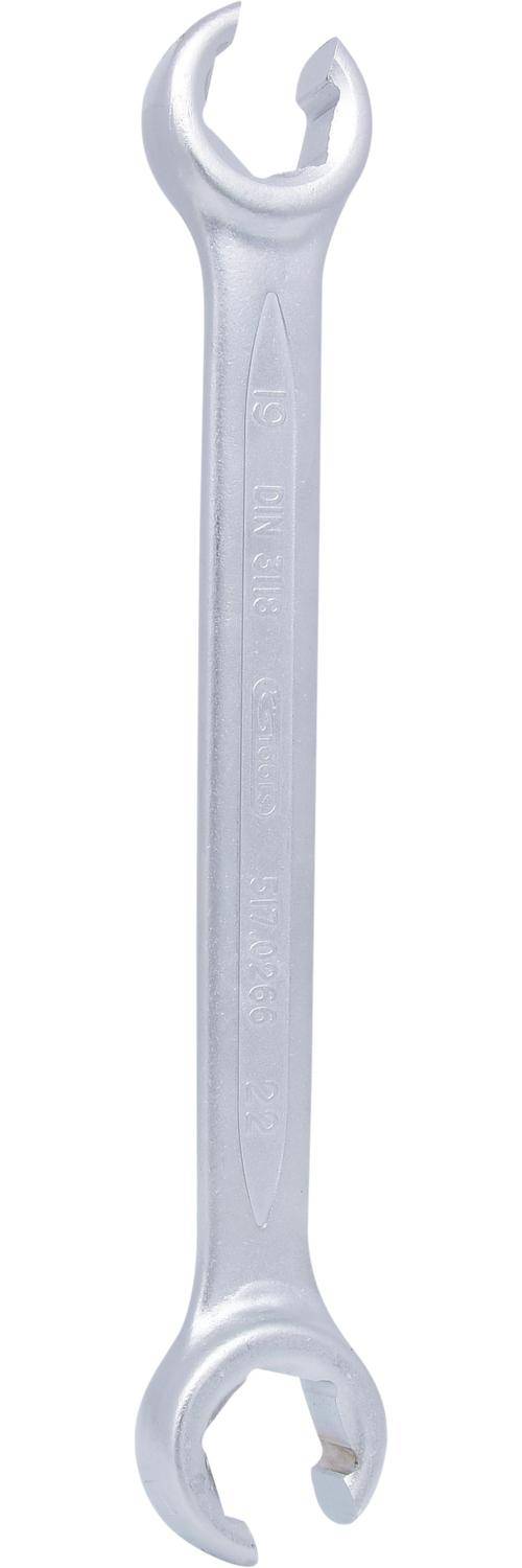 KS TOOLS Offener Doppel-Ringschlssel, abgewinkelt, 19x22mm