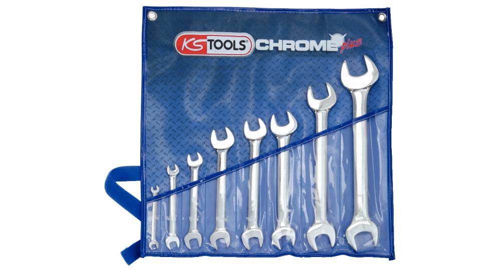 KS TOOLS CHROMEplus Doppel-Maulschlssel-Satz, 8-tlg