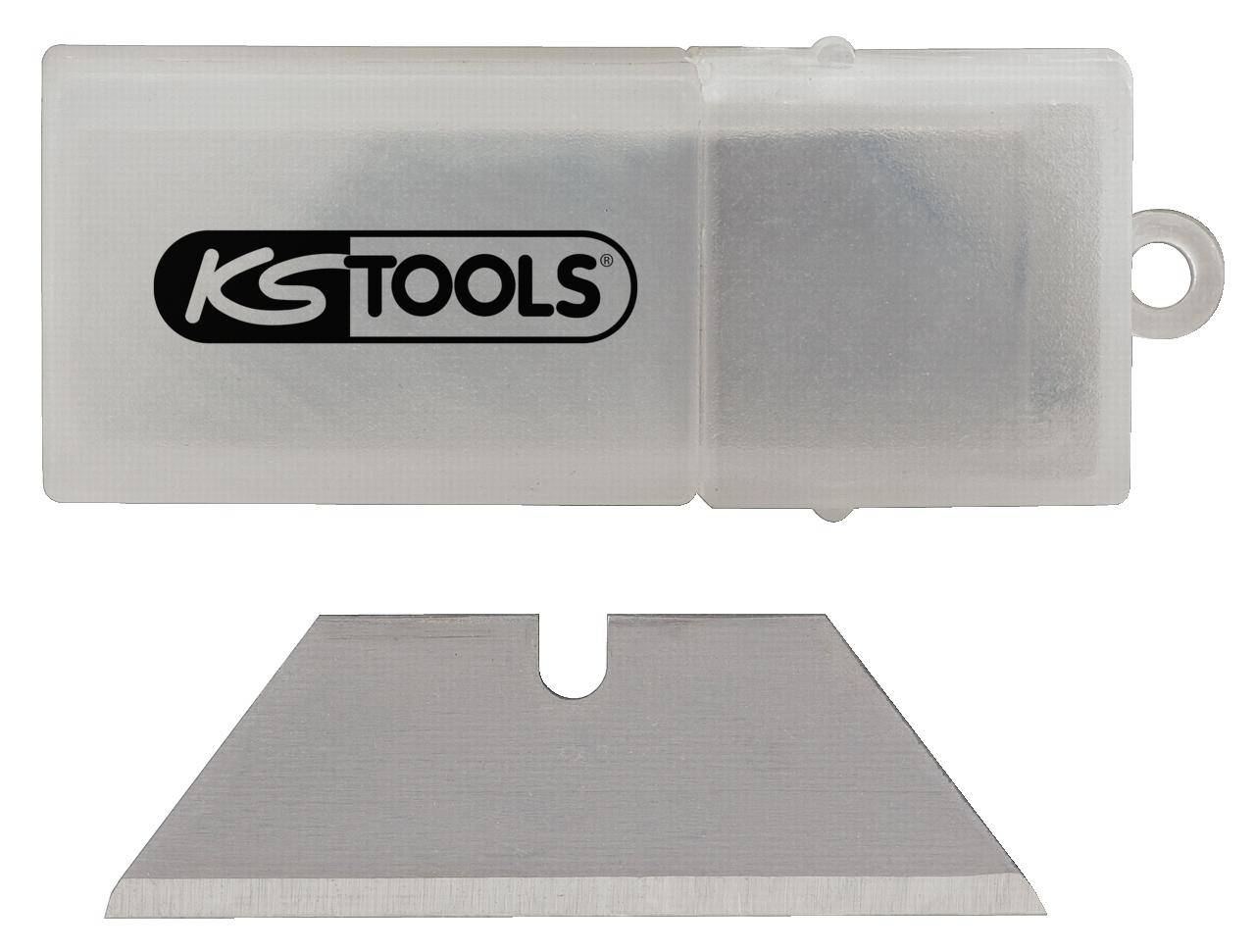 KS TOOLS Trapezklingen, Spender à 5 Stück, für 970.2173