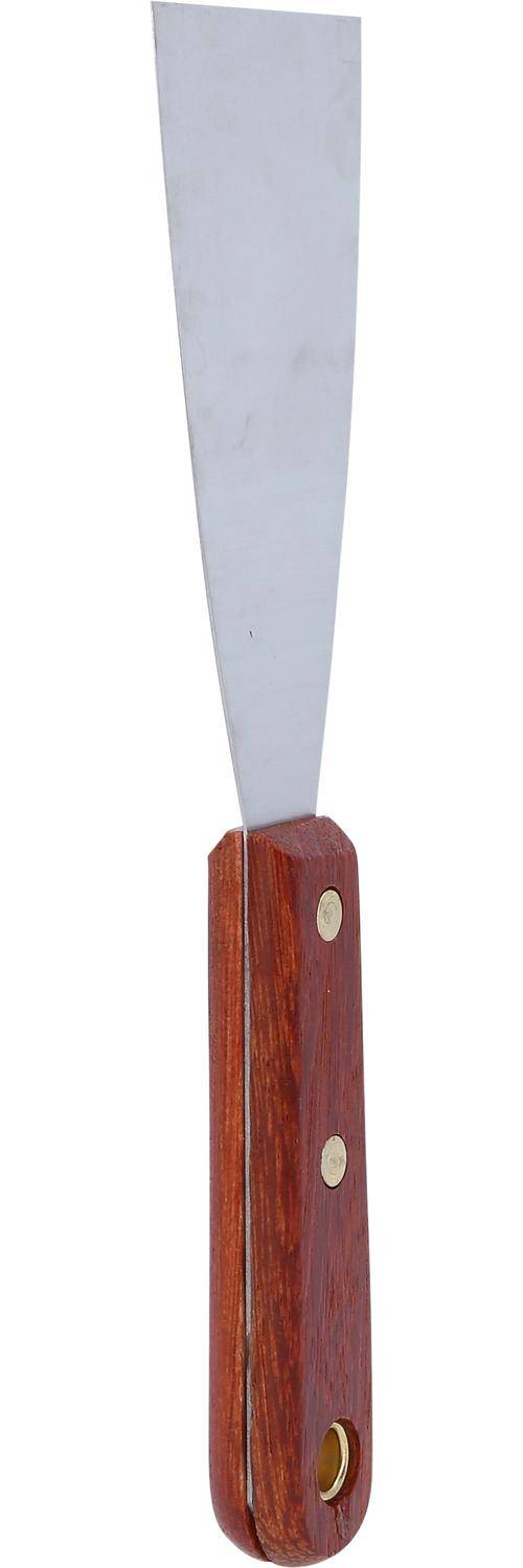 KS TOOLS EDELSTAHL Spachtel, 63mm, mit Holzgriff