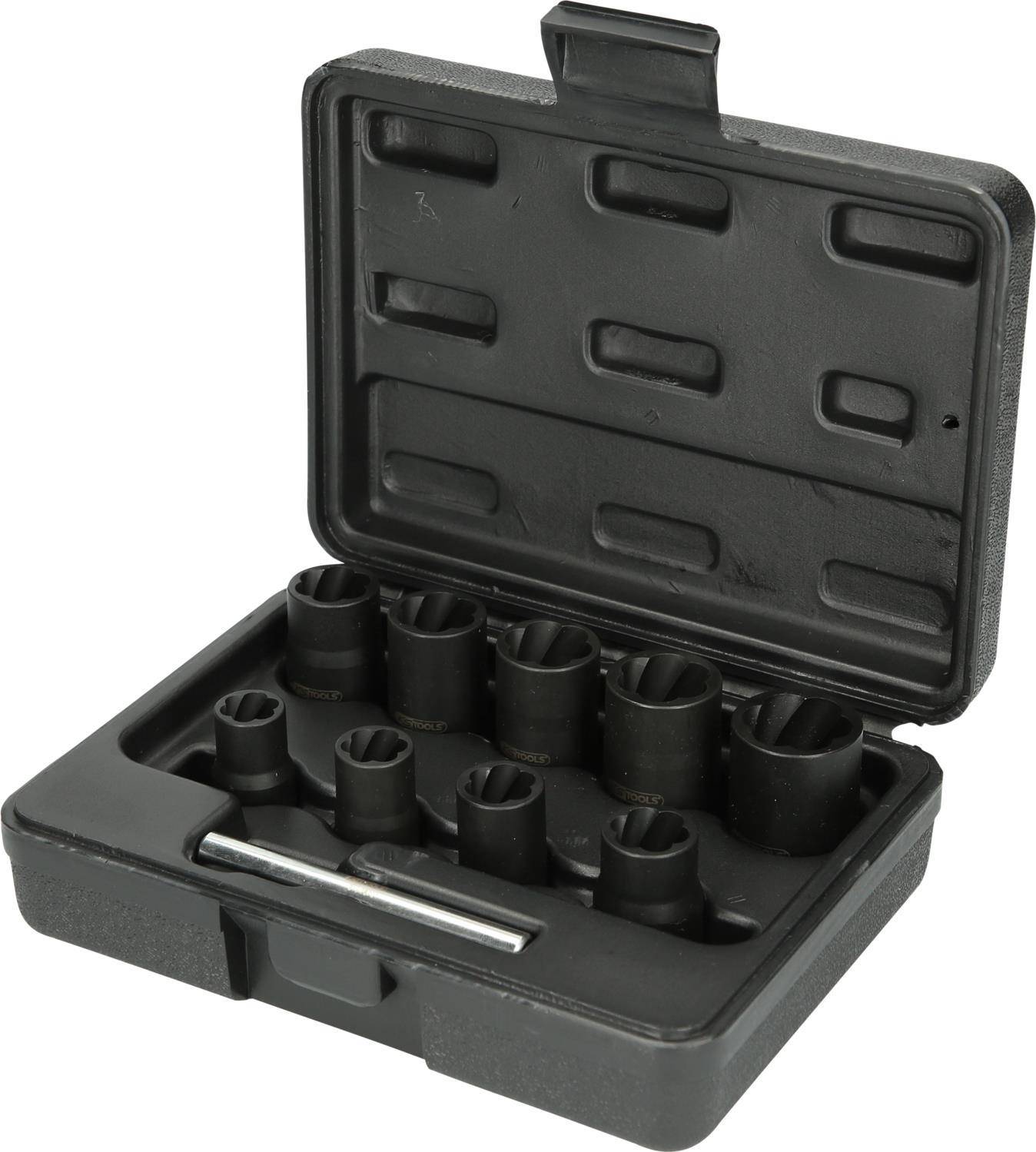 KS TOOLS 3/8'' Spiral-Profil-Kraft-Stecknuss-Satz, 10-tlg