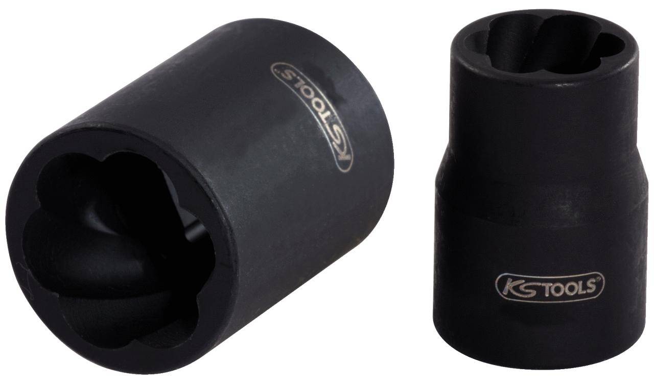 KS TOOLS 3/8" Spiral-Profil-Kraft-Stecknuss, 19mm