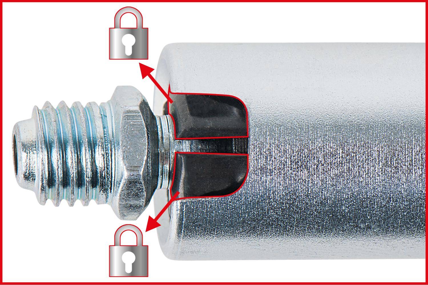 KS TOOLS Quick-Lock Schnellkupplung fr Fettpressen, 1/8"