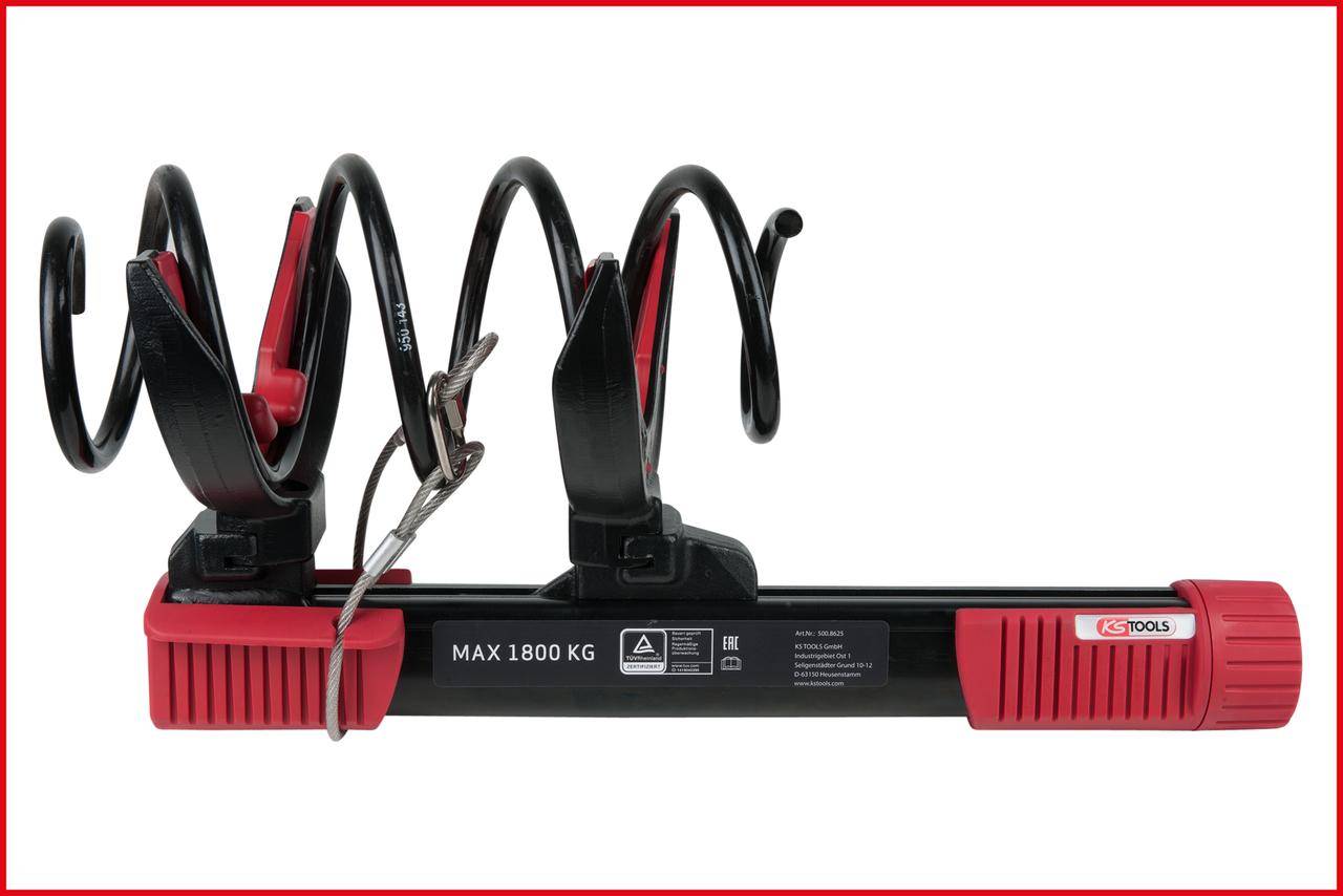 KS TOOLS Federspanner-Satz, 6-tlg, max. Belastung 1800kg
