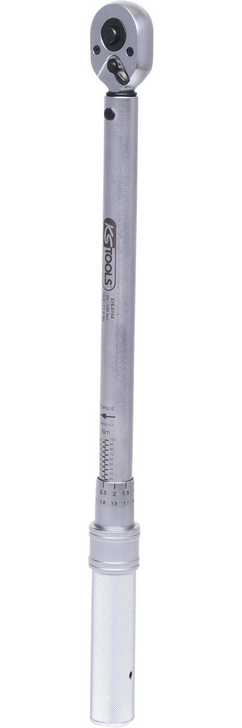 KS TOOLS 3/8" Industrie Drehmomentschlssel,umschaltbar, 20-100Nm