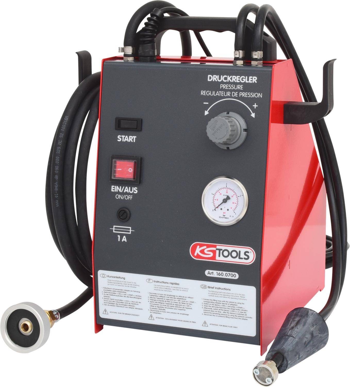 KS TOOLS Bremsenwartungsgerät KS5, 5 Liter