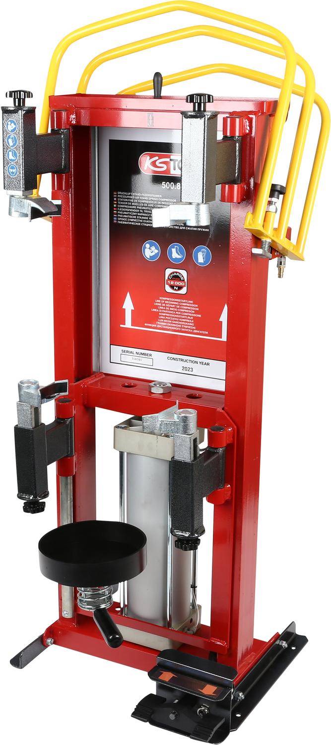 KS TOOLS Druckluft-Stand-Federspanner, max. 10 bar
