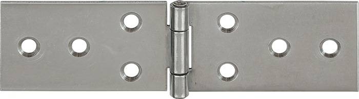 Metalltürband mit zwei Löchern an jedem Schenkel, verwendet zum Befestigen von Türen.