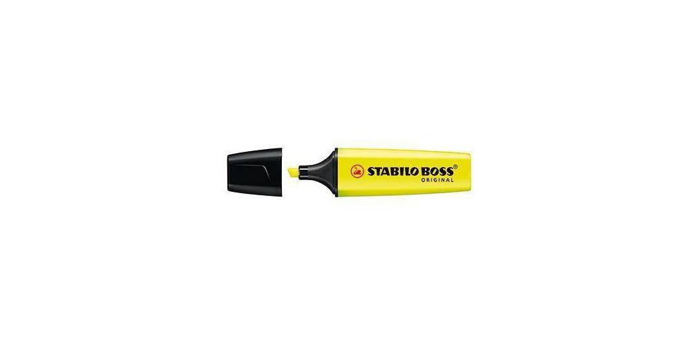 STABILO Textmarker ® BOSS® ORIGINAL 2-5mm gelb Keilspitze