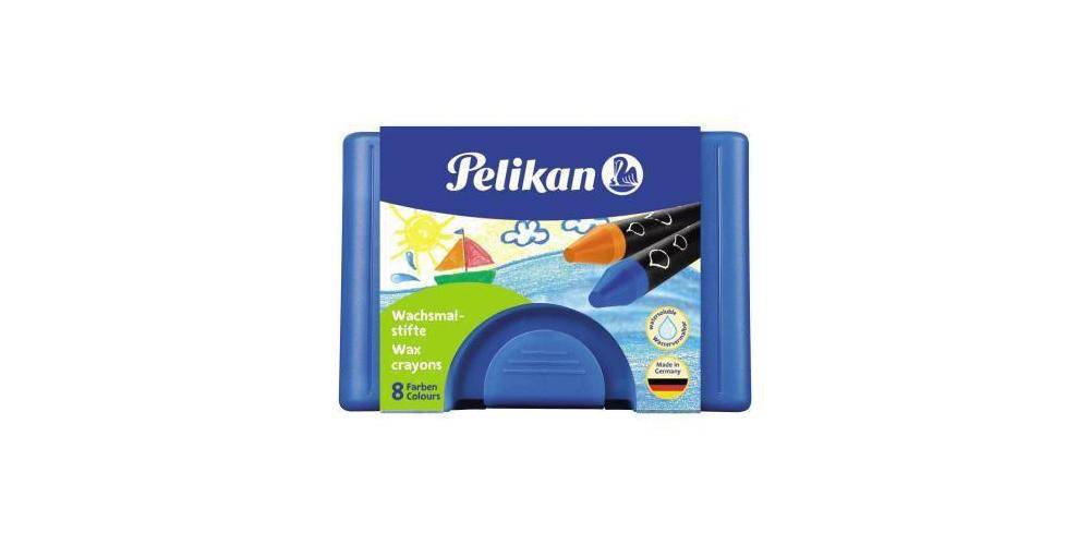 Pelikan Wachsmalstift 1,2 x 7,9 cm (D. x L) farbig sortiert 8