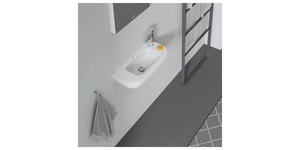 Duravit Handwaschbecken D-CODE m ÜL HLB 500x220mm 1 HL rechts weiß 1