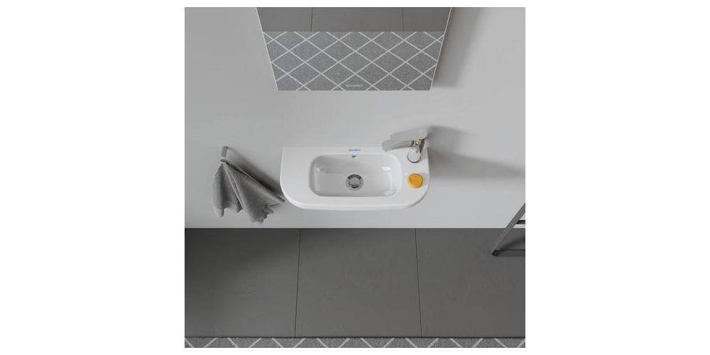 Duravit Handwaschbecken D-CODE m ÜL HLB 500x220mm 1 HL rechts weiß 1