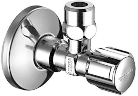 Schell Eckregulierventil COMFORT chrom, mit ASAG 3/8Zollx3/8Zoll