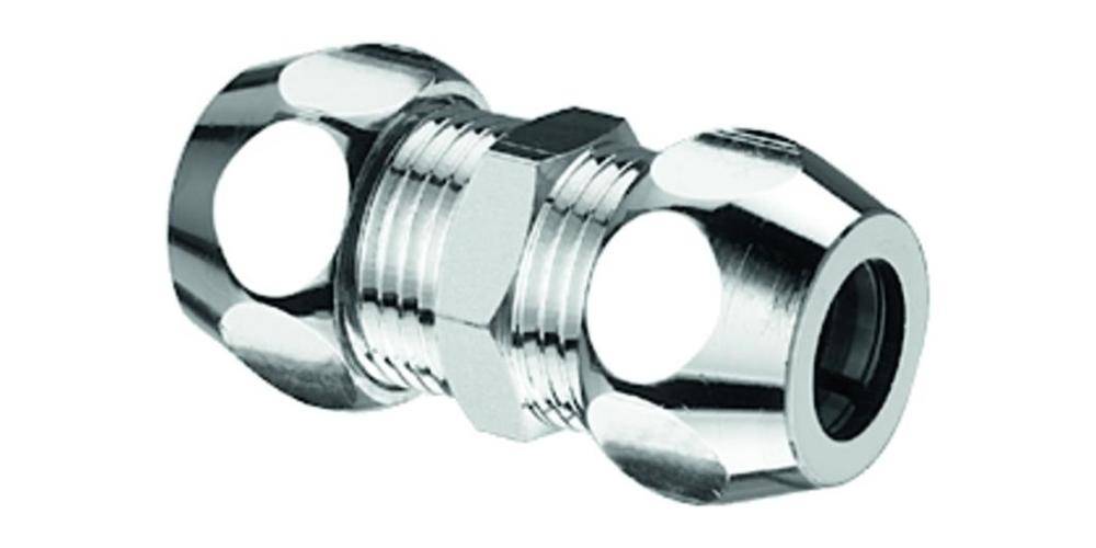 SCHELL Gerade-Doppel-Verschraubung 3/8Zollx3/8Zollx8mm