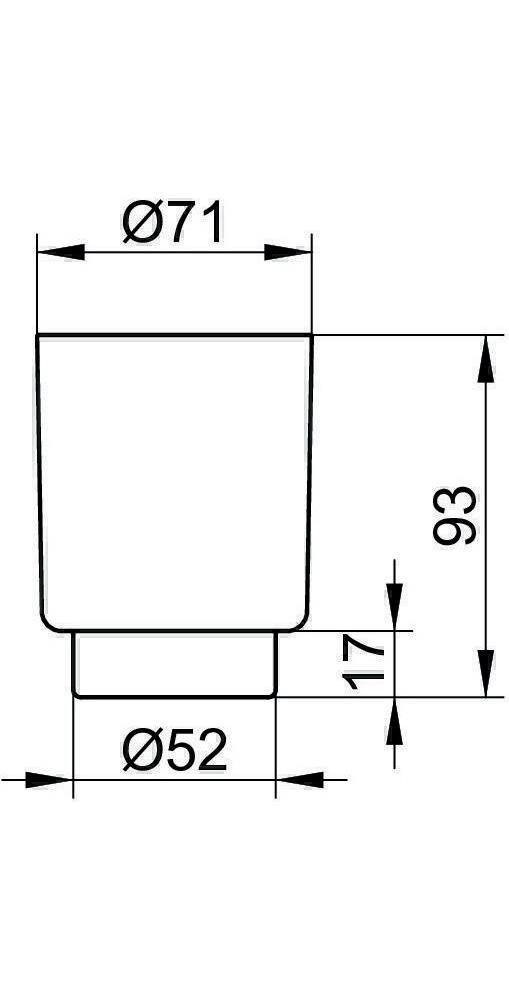 KEUCO Acryl-Glas CITY lose