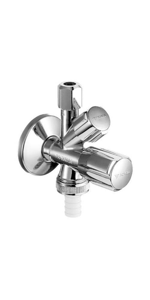 SCHELL Kombinations-Eckventil COMFORT chrom, ohne ASAG 1/2Zoll