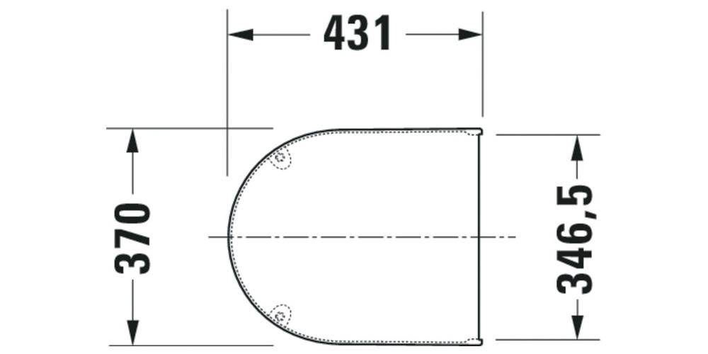 Duravit WC-Sitz STARCK 3 mit Absenkautomatik, abnehmbar weiß weiß