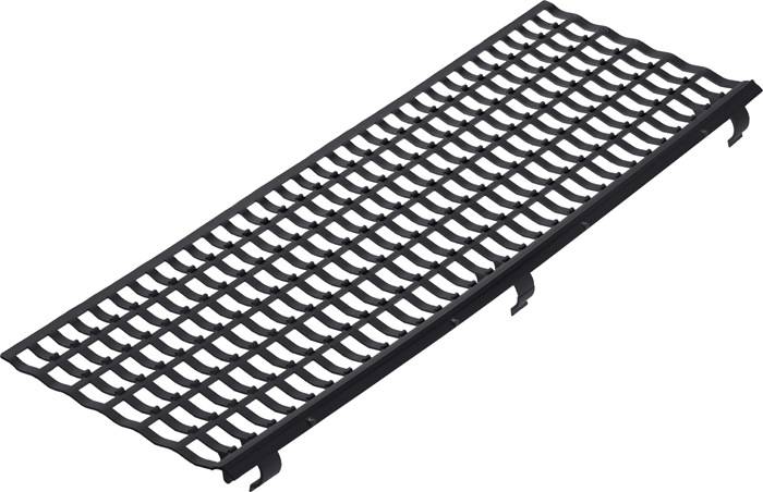 Laubfanggitter B.100-150mm L.1m schwarz PROTEKTOR