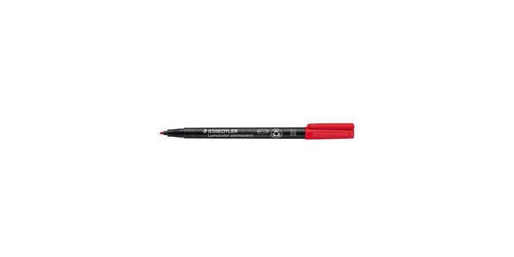 STAEDTLER Folienstift Lumocolor perm M rot