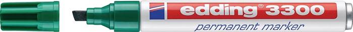 Permanentmarker 3300 grün Strich-B.1-5mm Keilspitze EDDING
