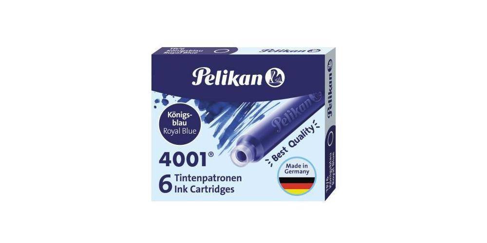 Pelikan Tintenpatrone 4001 TP/6 Standardtintenpatrone löschbar