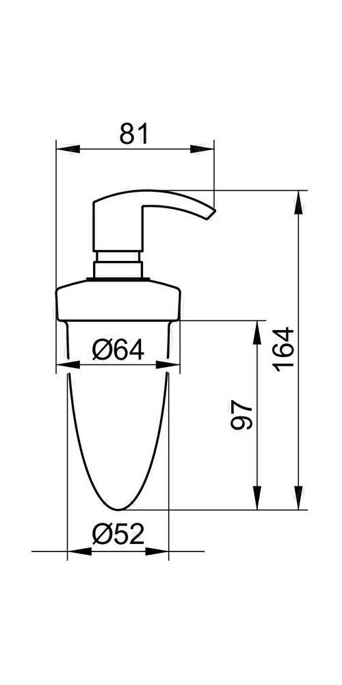 KEUCO Pumpe lose verchromt verchromt