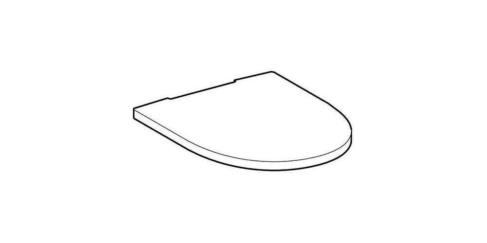 Geberit WC-Sitz VIVANO m De abn Scharniere:ES m Absenkauto weiß