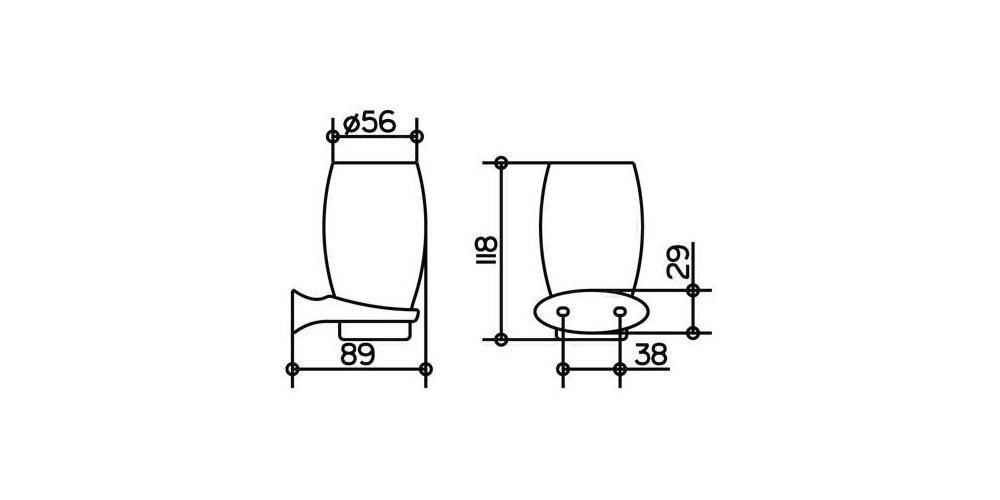 KEUCO Echtkristall-Glas CLEO lose