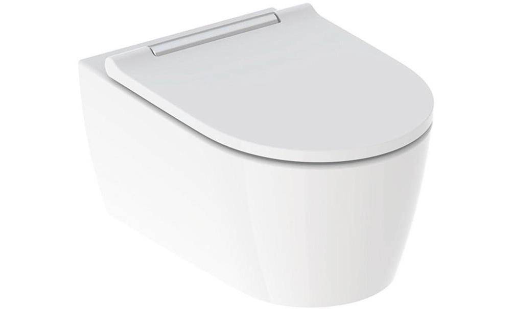 Geberit Wand-Tiefspül-WC ONE m WCSitz we Des-abd hgl verchromt KT