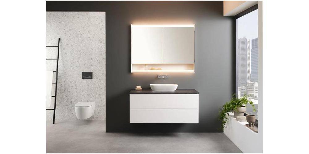 Geberit Wand-Tiefspül-WC ONE m WCSitz we Des-abd hgl verchromt KT