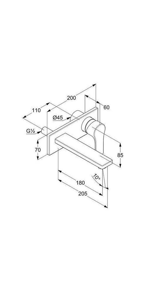 Kludi Waschtisch-Einhandmischer ZENTA SL UP Zweiloch chr