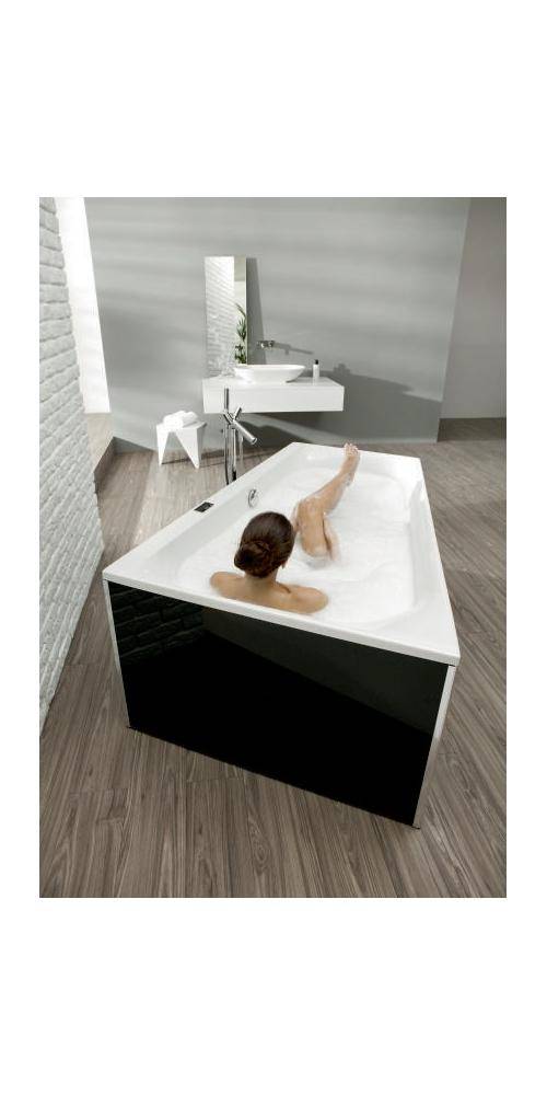 HOESCH Trapez-Badewanne THASOS 1750x1100x490mm li we 1750 x 1100 x