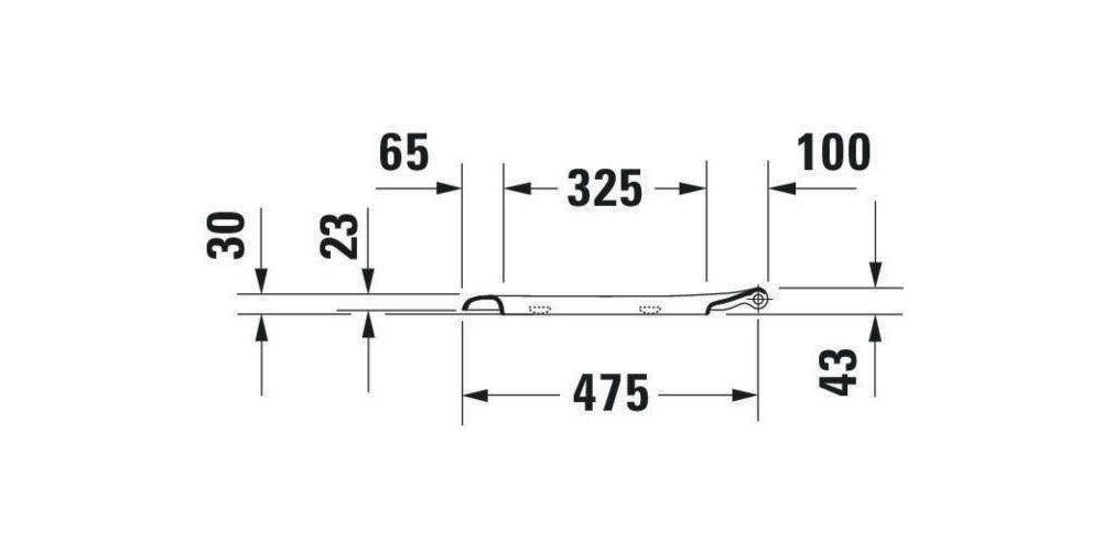 Duravit WC-Sitz D-CODE VITAL m Absenkauto verlängert abnehmbar weiß
