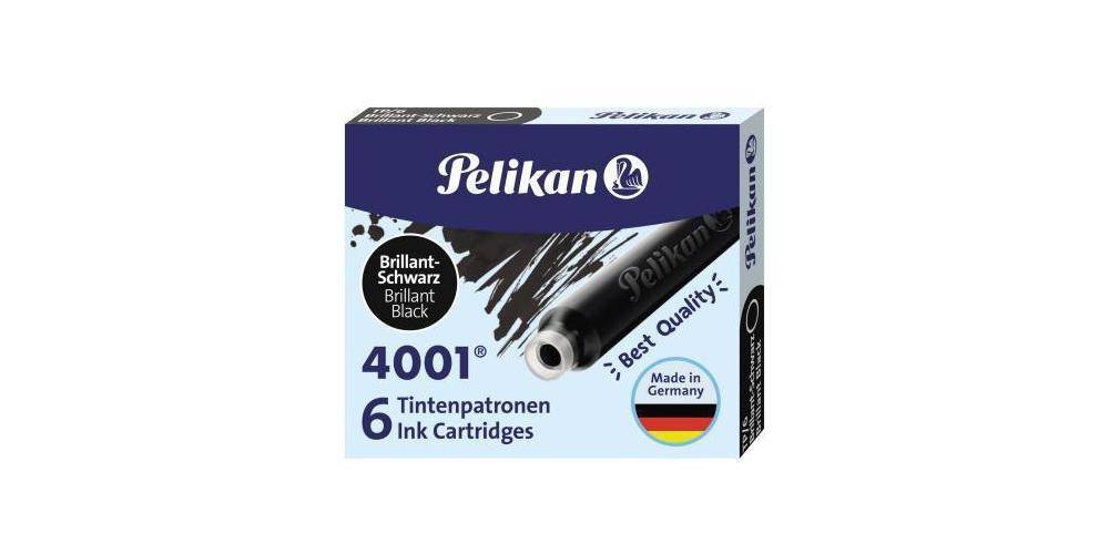 Pelikan Tintenpatrone 4001 TP/6 Standardtintenpatrone nicht löschbar