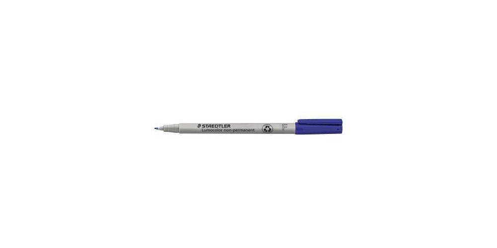 STAEDTLER Folienstift Lumocolor non-perm F bl