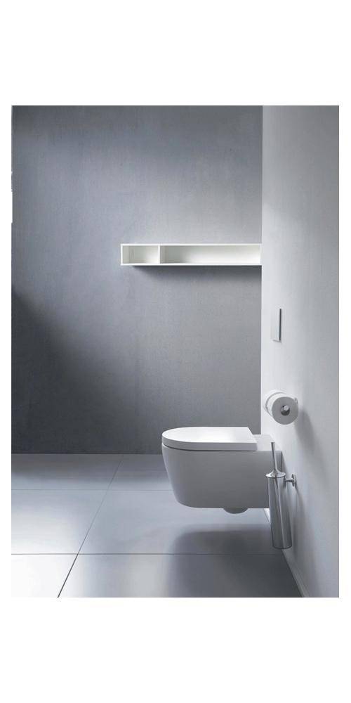 Duravit WC-Sitz ME by Starck mit Absenkautomatik, abnehmbar weiß weiß