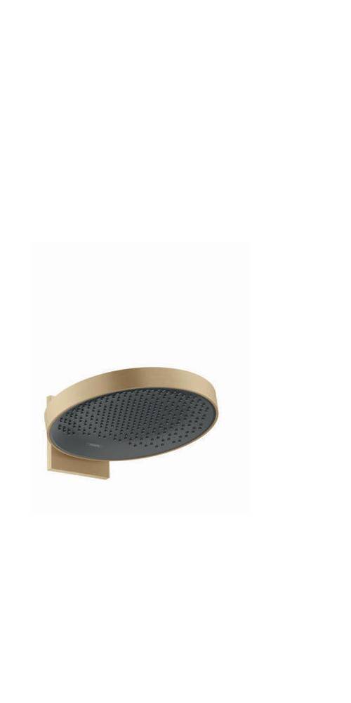 hansgrohe HG Kopfbrause Rainfinity 360 1jet Wandmontage brushed bronze