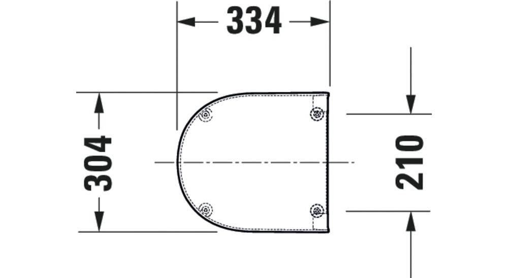 Duravit Urinaldeckel ME by Starck mit Absenkautomatik weiß weiß