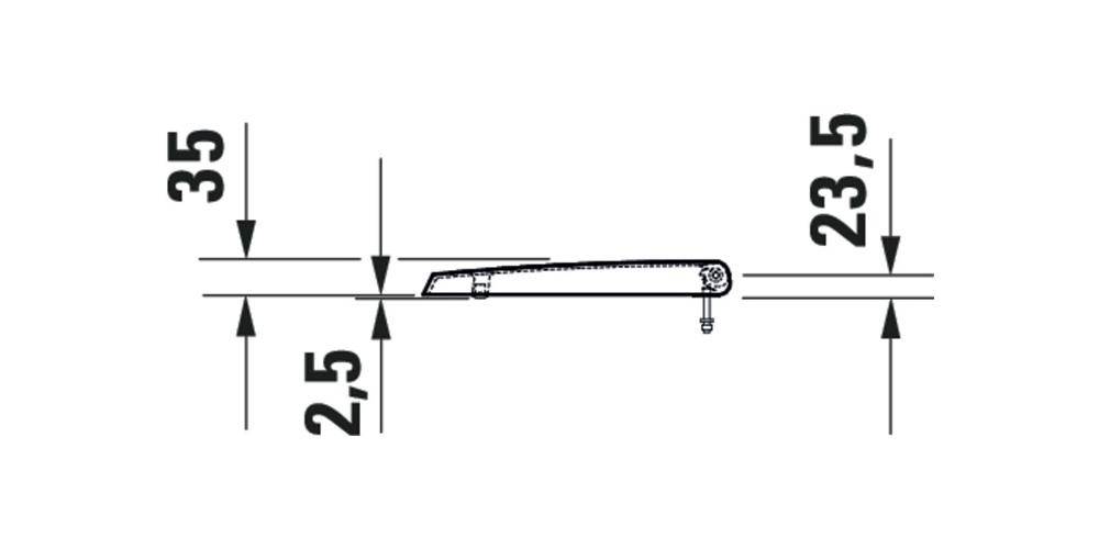 Duravit Urinaldeckel ME by Starck mit Absenkautomatik weiß weiß