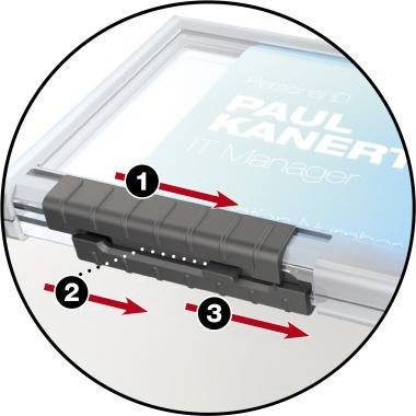 DURABLE Kartenhalter PUSHBOX TRIO 892019 10 St./Pack.