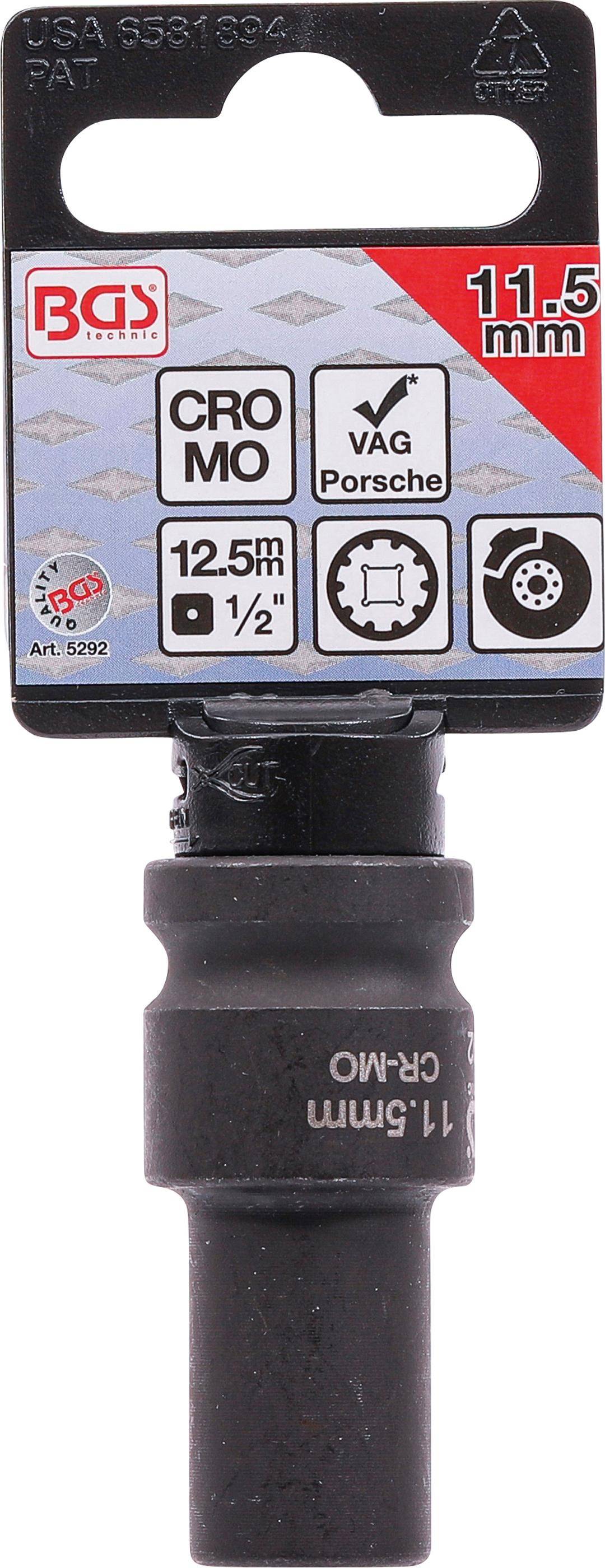 BGS technic Bremssattel-Einsatz | 10-kant | für VAG und Porsche | SW