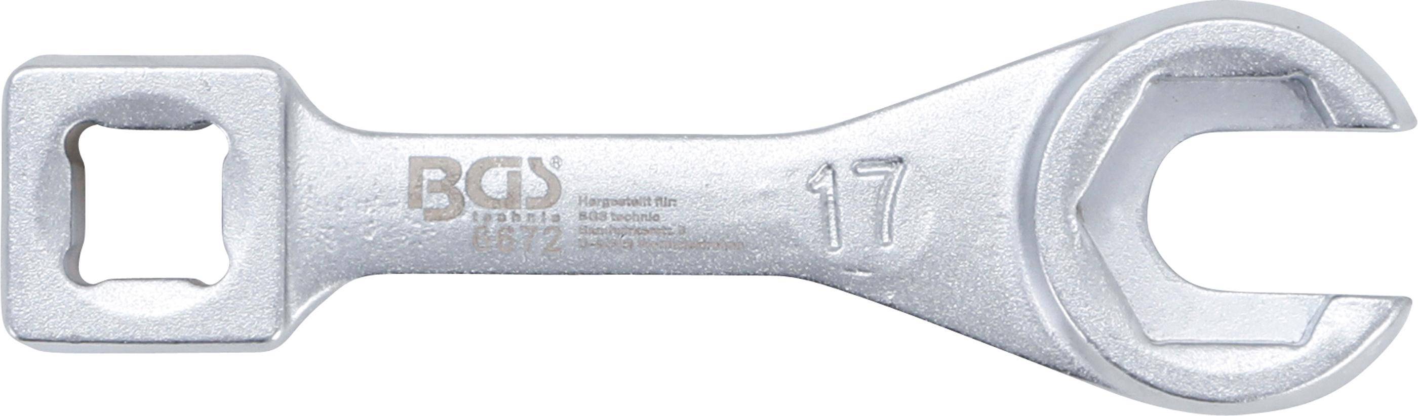 BGS Kraftstoff-Leitungsschlssel | fr Toyota & Honda | 17 mm