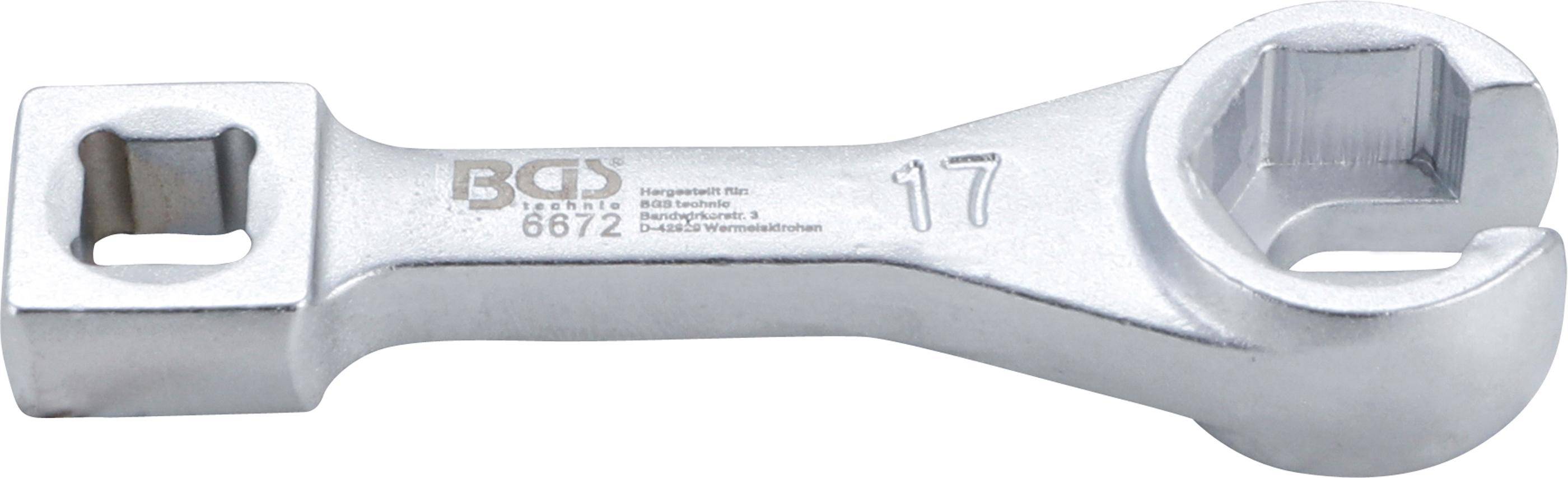 BGS Kraftstoff-Leitungsschlüssel | für Toyota & Honda | 17 mm